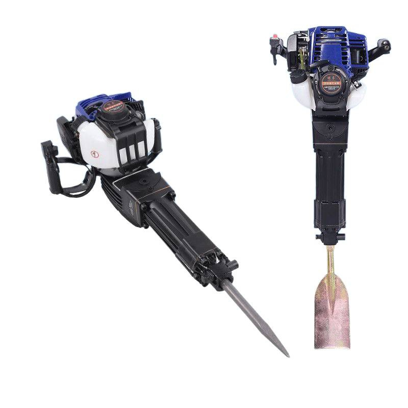 Four-Stroke High-Power Gasoline Pick Tree Digger Seedling Starter Rock Drill Mountain Breaker Impact Drill Electric Pick Electric Hammer
