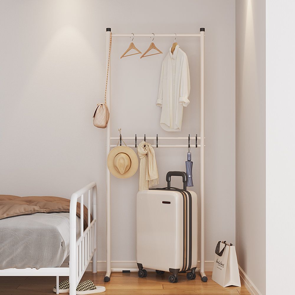 Напольный вешалка для одежды, угловой вешалка для одежды рядом с кроватью, многофункциональный стеллаж для студентов, комбинированный стеллаж для аренды, вешалка для пальто