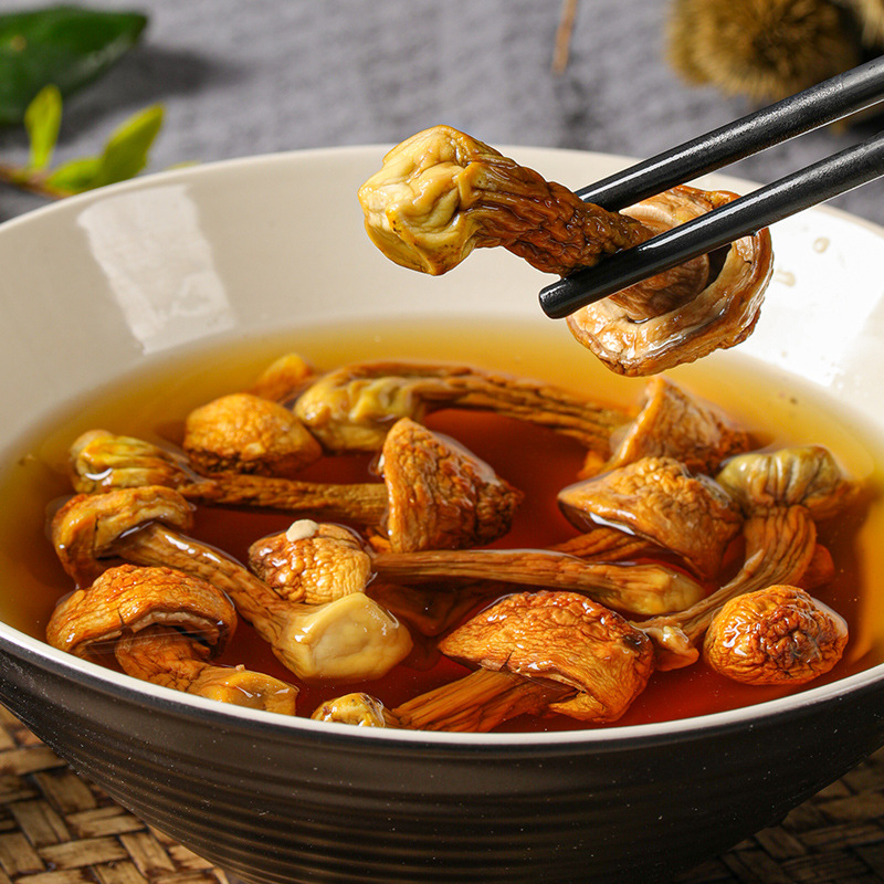 [Wholesale on behalf of delivery] Dry Goods of Agaricus matsutake sulfur-free white Tricholoma matsutake Brazil mushroom dried golden Tricholoma matsutake Yunnan specialty new goods