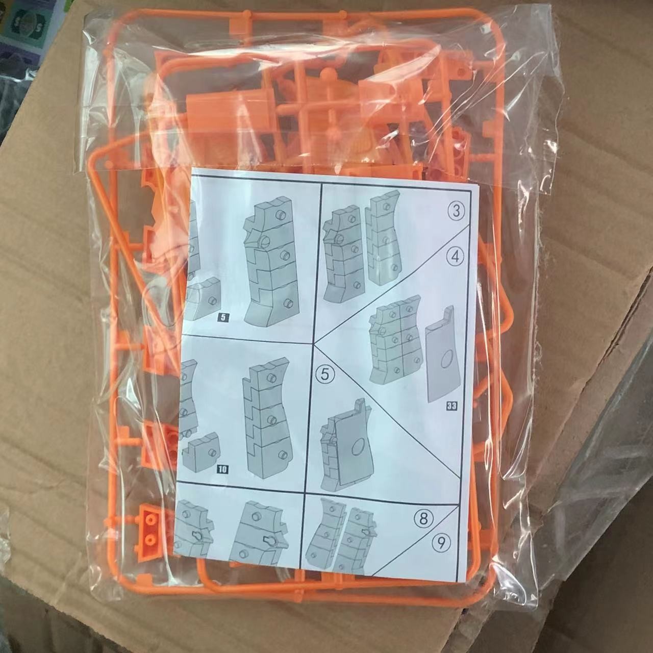 Cross-Border Desert Eagle Children's DIY Enlightenment Assembly Building Block Pistol Toy Simulation Combination Military Series Dropshipping