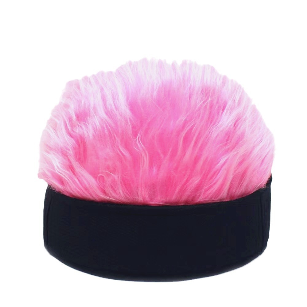 Autumn and winter one wig hat men's landlord hat factory direct retro street spoof beanie knitted hat