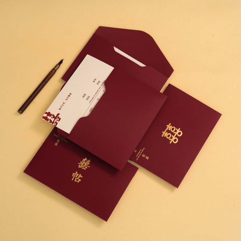 Свадебные приглашения, китайский стиль, высококачественные свадебные принадлежности