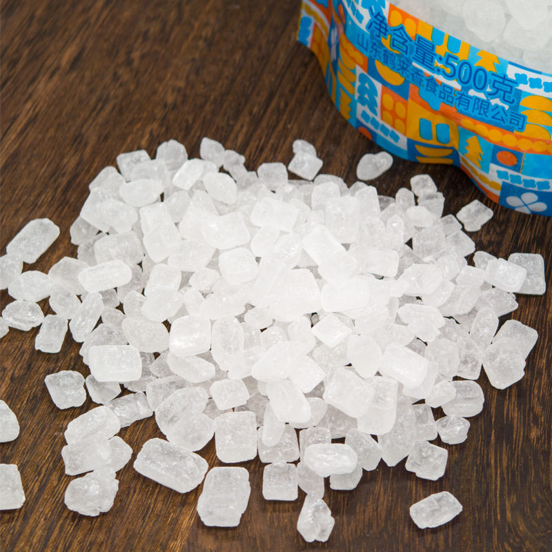 500g Single Crystal Rock Sugar, Medium-Sized Granules, Loose-Packed Natural White Rock Sugar, Rock Sugar Wholesale, Summer Mung Bean Pairing