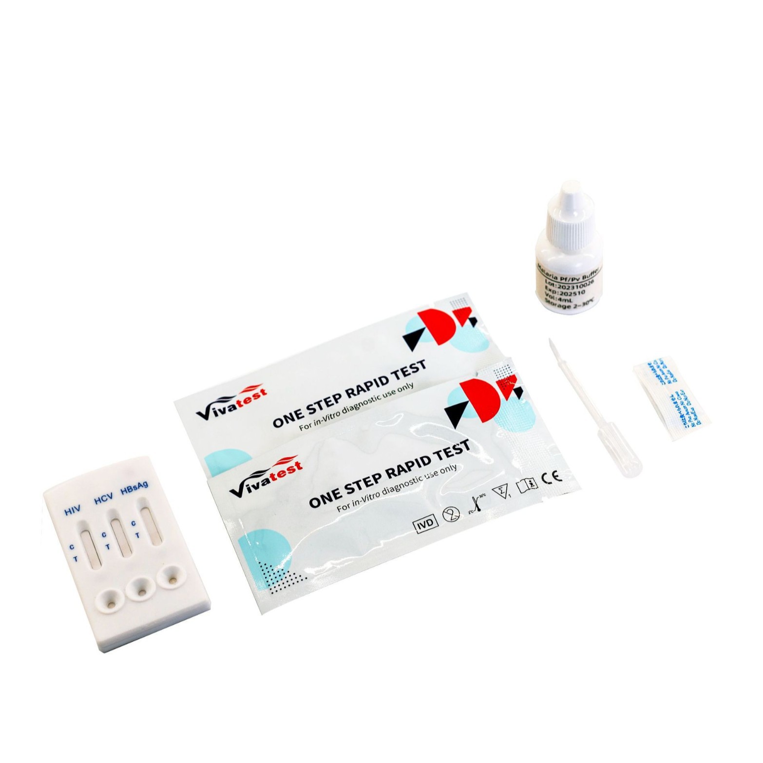 Hiv Ag/Ab Rapid Test Kit Family Self-Test Golden Time Screening Is Individually Packaged for Easy Portability