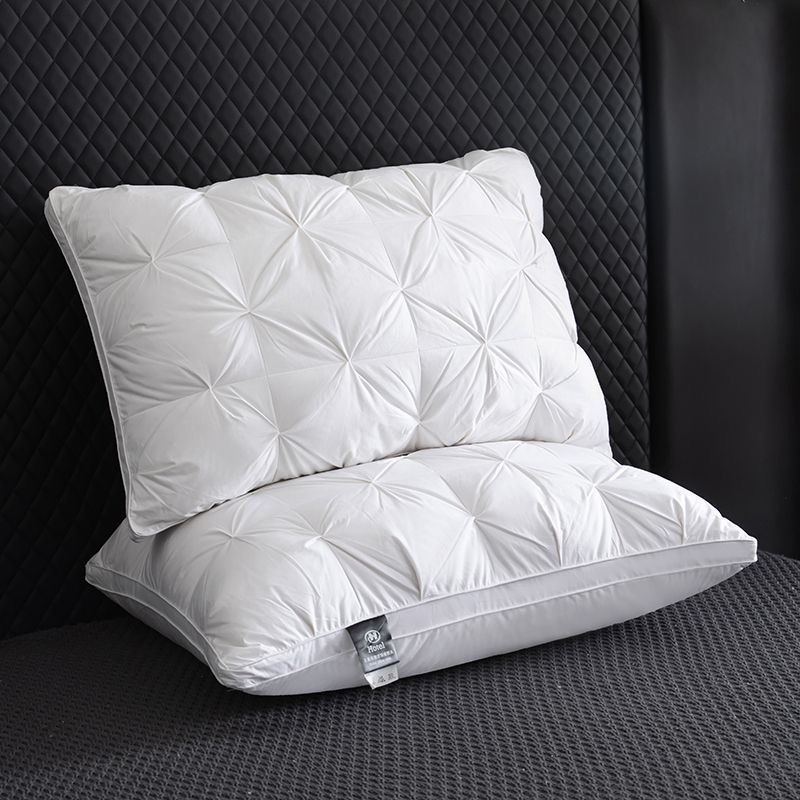 Five-star hotel feather velvet pillow pillow single gift pillow home wholesale hotel