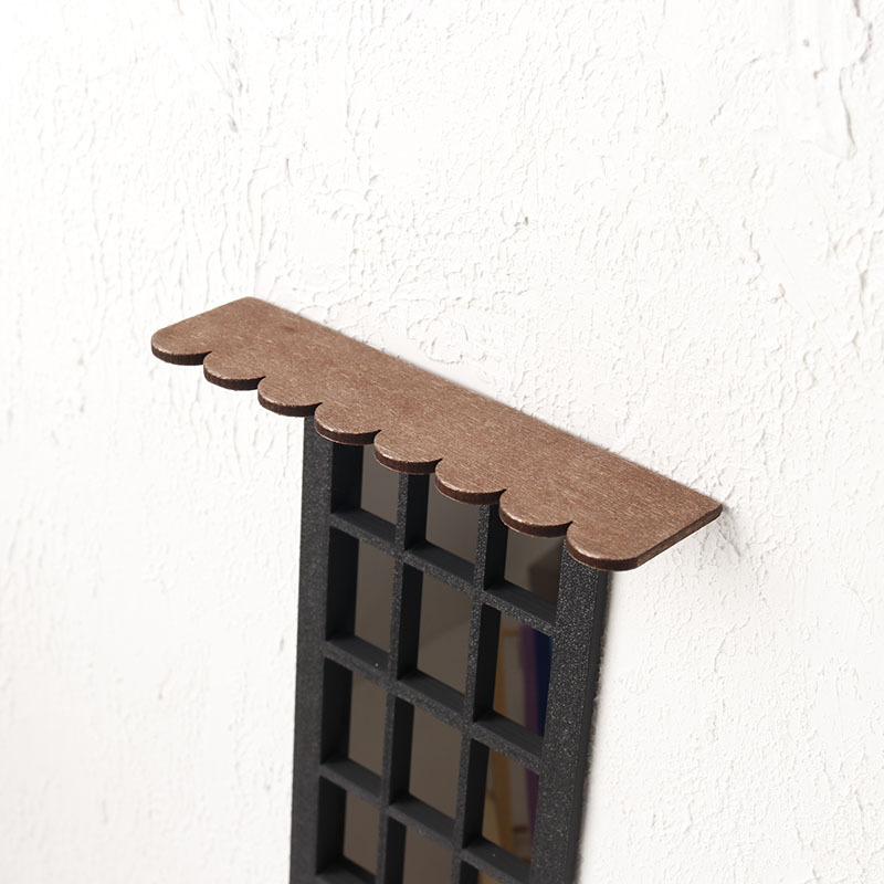 Миниатюрная модель игрушечной еды деревянная имитация плитки карниза Diy 1:12 точки Ob11 декор для кукольного домика