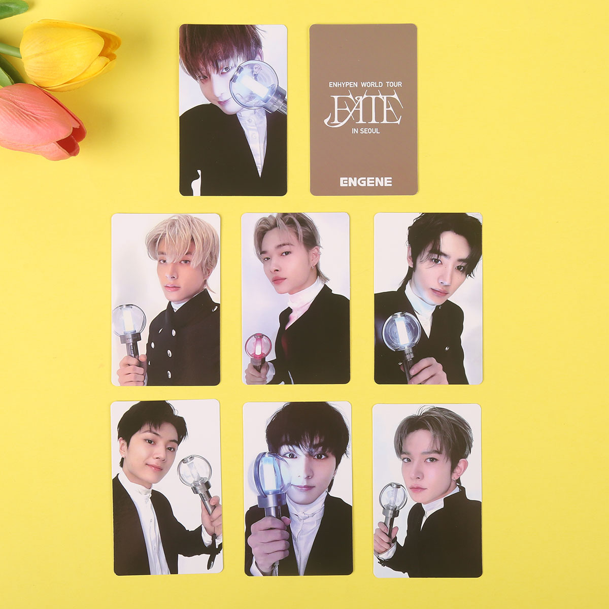 Enhypen Lee Seung-Hyun Park Jung-Hyun Park Jung-Hyun Christmas Song Card Seoul World Tour Small Card