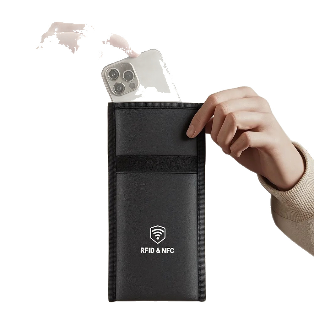 Promotional Hot-Selling Rfid Shielding Key Bag, Car Key Signal Shielding Bag, Mobile Phone Signal Shielding Bag