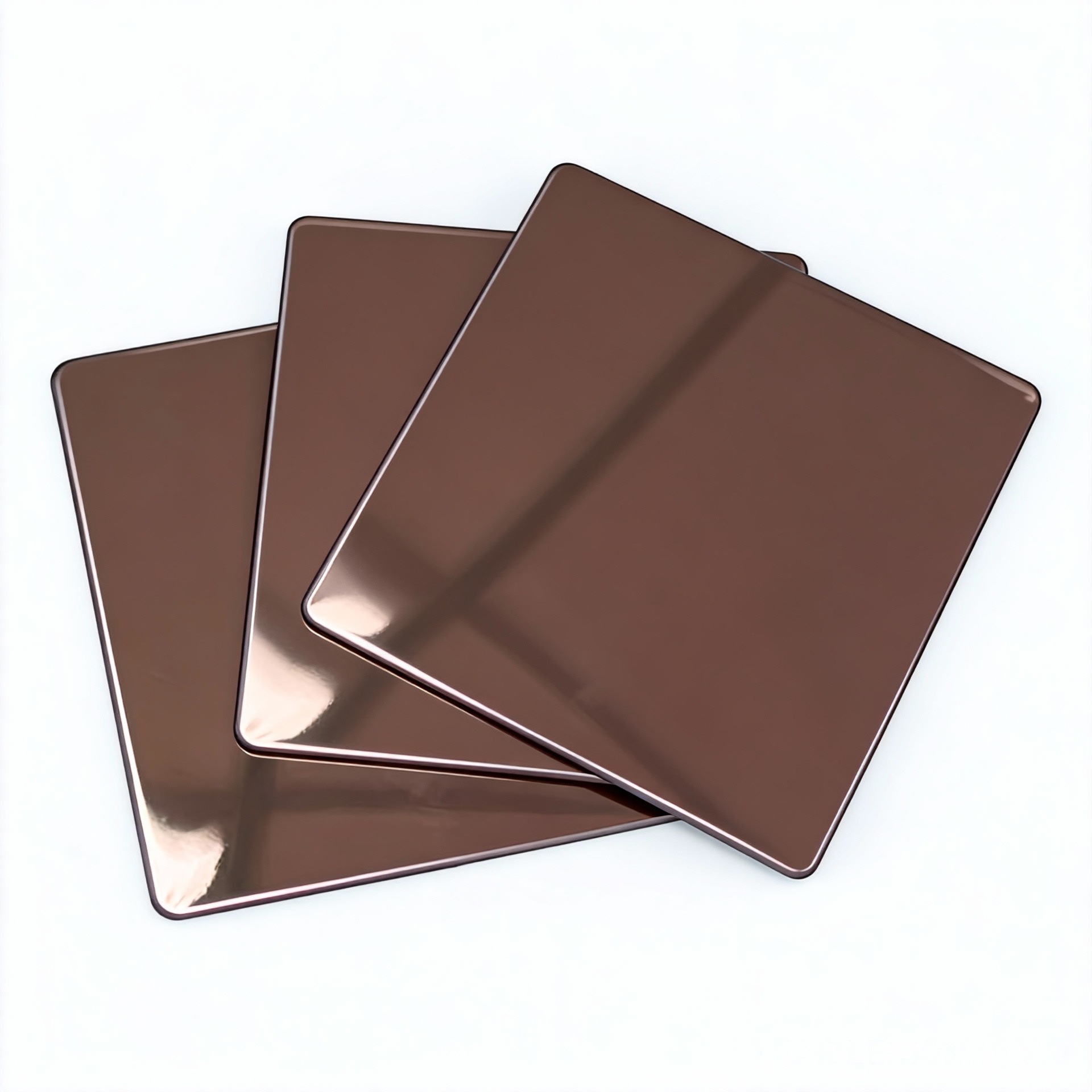 Stainless Steel Vacuum Coating Red Bronze Gold