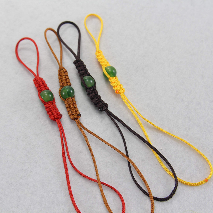 Braided teapot rope purple sand teapot cover rope glass pot rope tea props accessories imitation jade bead pot rope wholesale