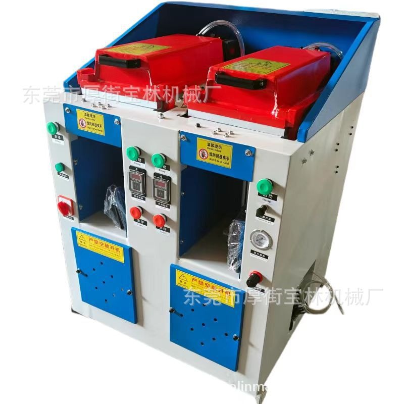 Factory Direct Sales Double-Head Fully Automatic Bottom Press Machine Cover Type Pneumatic Laminating Machine Leather Wave Shoe Bottom Press Machine Direct Sales