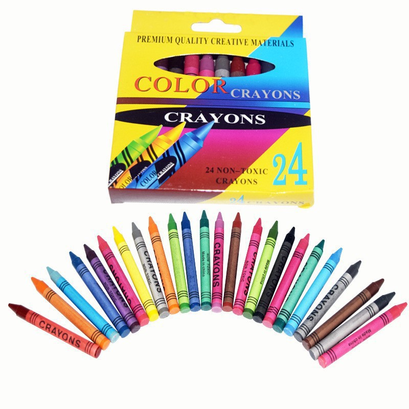 Factory Direct Sales 6-Color Oil Pastels Kindergarten Baby Kidsren's Crayon Set Coloring Pen Primary School Students Children's Day Prizes