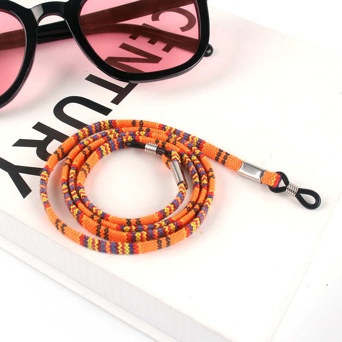 Amazon Cross-border Hot Bohemian Style Glasses Lanyard Glasses Chain Glasses with Ethnic Style Glasses Anti-drop Rope