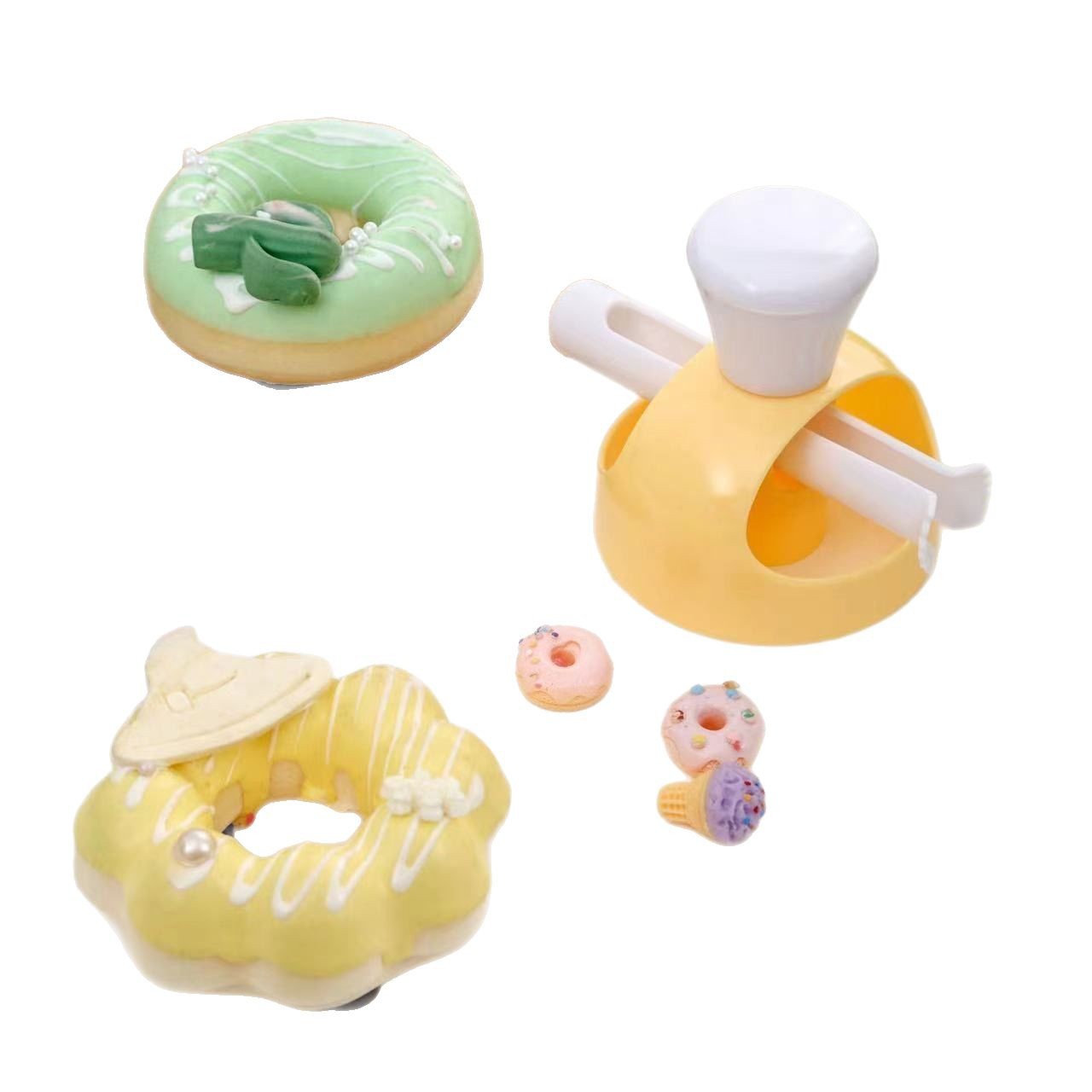 Cross-border Donut Mold Household Supplementary Food Steamed Cake Mold Cake Chocolate Steamable Baking Bread Tools