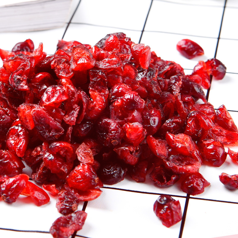 Fresh Dried Cranberries 500g Bagged Baking Special Manyue Berry Snowflake Crisp Direct Eating Dried Fruit Snacks Wholesale