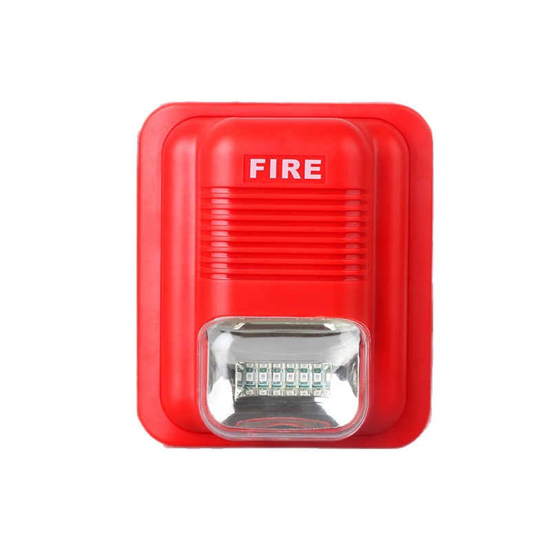 Wireless Remote Control Fire Alarm Bell Alarm Electric Bell 220V Alarm Bell Manual Fire Alarm Button Emergency Horn