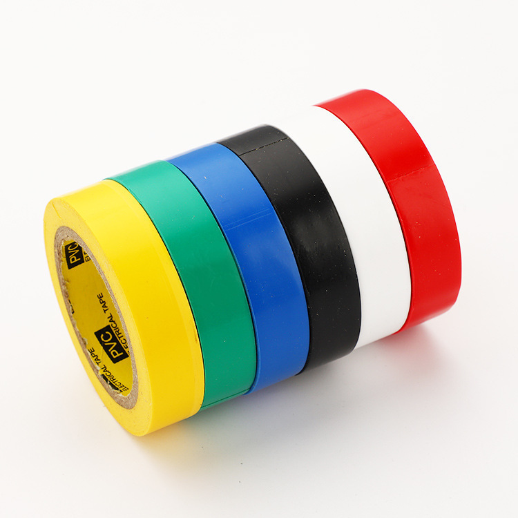 Electrical Tape, Insulating Electrical Tape, Multi-Color, Cold-Resistant, Thickened Pvc Electrical and Automotive Insulating Tape, Manufacturer Wholesale