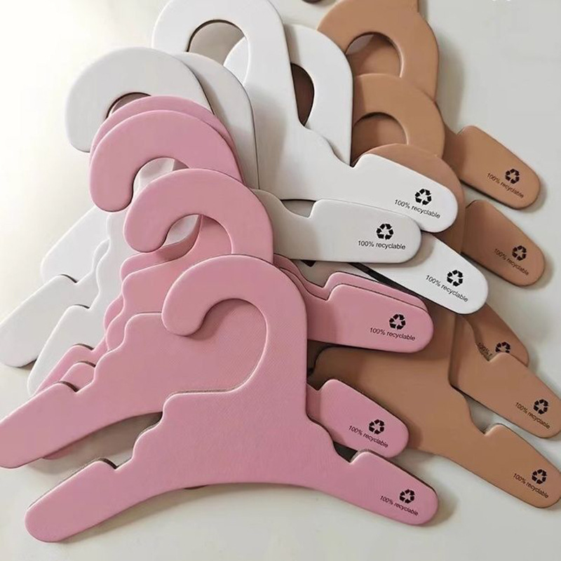 Kraft Paper Clothes Hanger Export Pet Paper Clothes Hanger Environmentally Friendly Pet Clothes Hanger Cardboard Clothes Hanger Customization