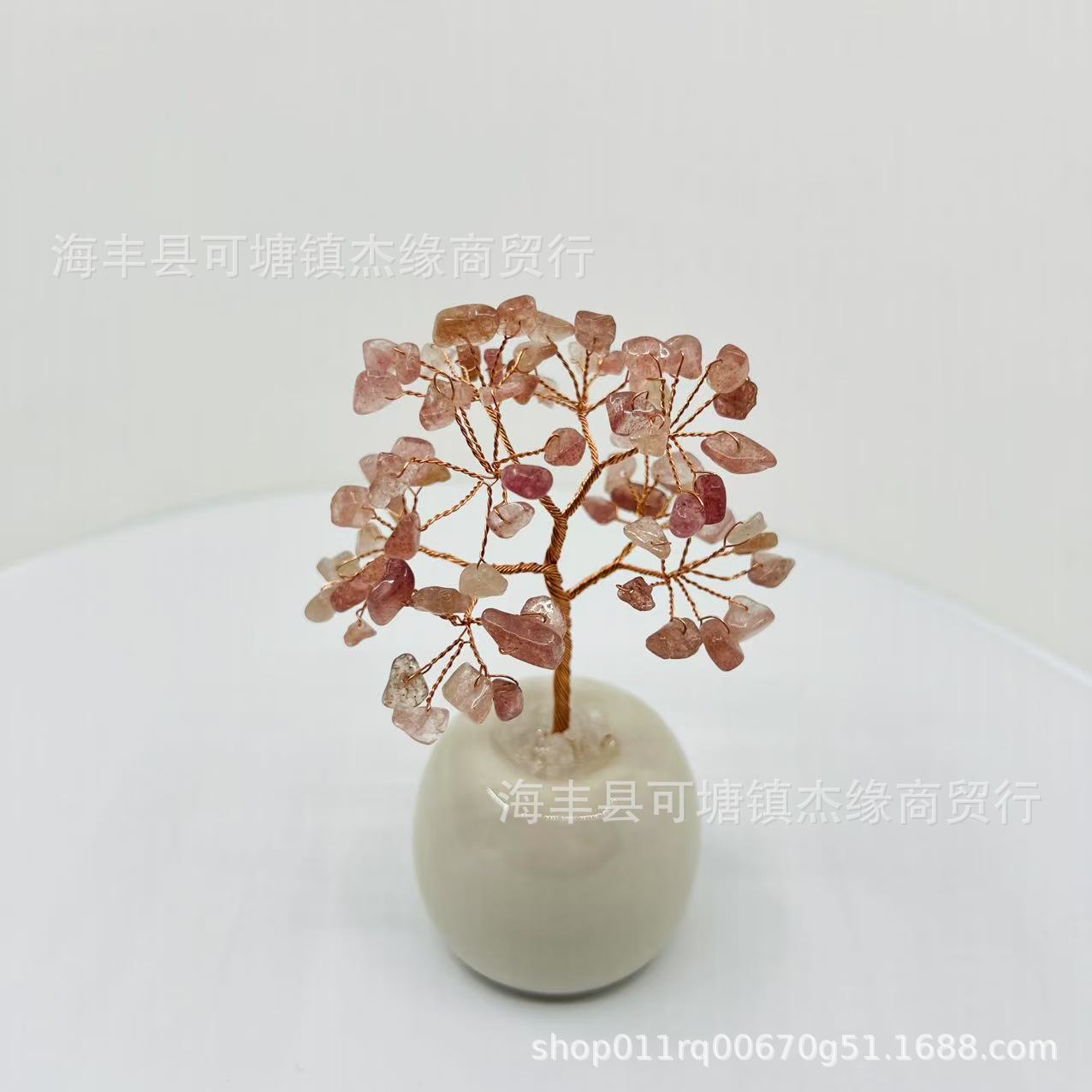 Crystal Tree Ornaments Office Desktop Fortune Tree Home Decoration Housewarming Gift Amethyst Tree