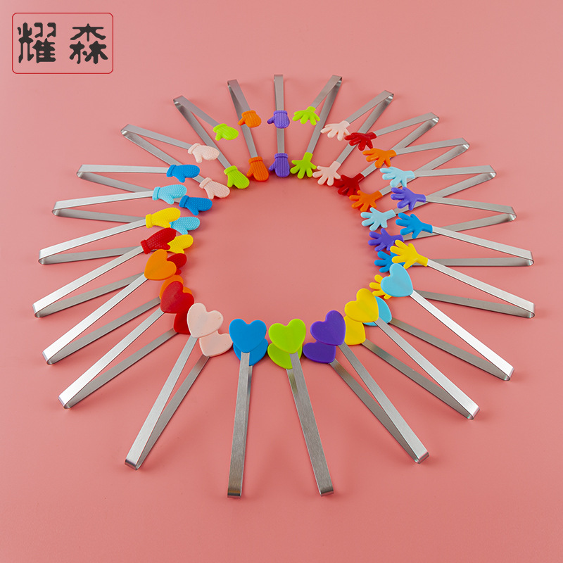 Прямые продажи завода, силиконовая зажимка для льда, офисные закуски, десерты, зажим для еды, зажим для еды