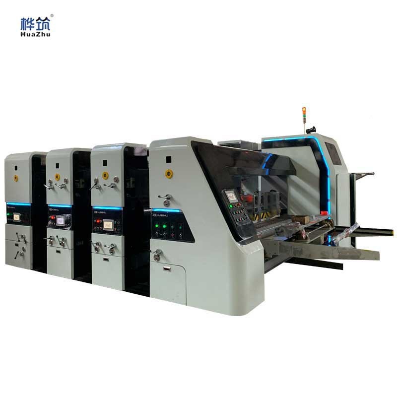 High-Speed Inkjet Printing Equipment Fully Automatic Carton Production Line High-Speed Two-Color Printing and Die-Cutting Integrated Machine