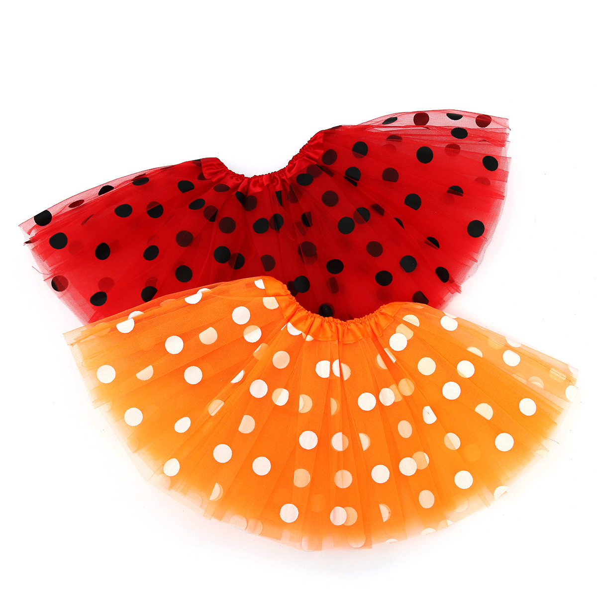 Children's Tutu Skirt Tutu Skirt Princess Offset Mesh Skirt Three-Layer 6-Piece Skirt Tutu Mesh Skirt Kidsren's Skirt