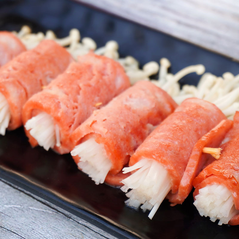 Haiyang snowflake bacon slices 1kg1.5kg bacon breakfast hand-made cakes baked pizza sandwich side dishes