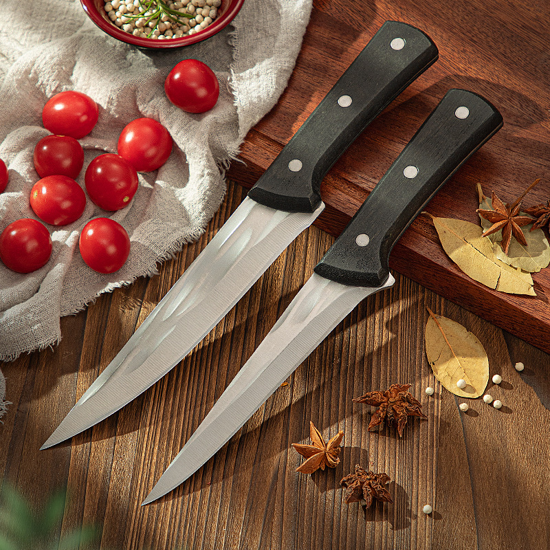 Longquan hand-forged bone knife meat selling knife split cattle sheep pig slaughter knife pork file special knife for meat cutting