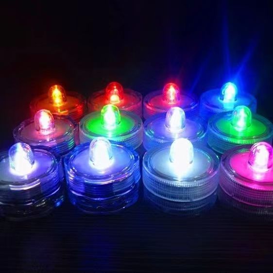 Fish tank light small mini color LED light aquarium ornamental lighting candle light waterproof building blocks fish tank light