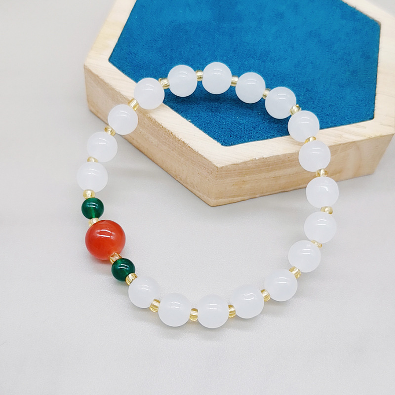 New fashion imitation jade bracelet glass bracelet single circle national wind stall night market live gift jewelry wholesale