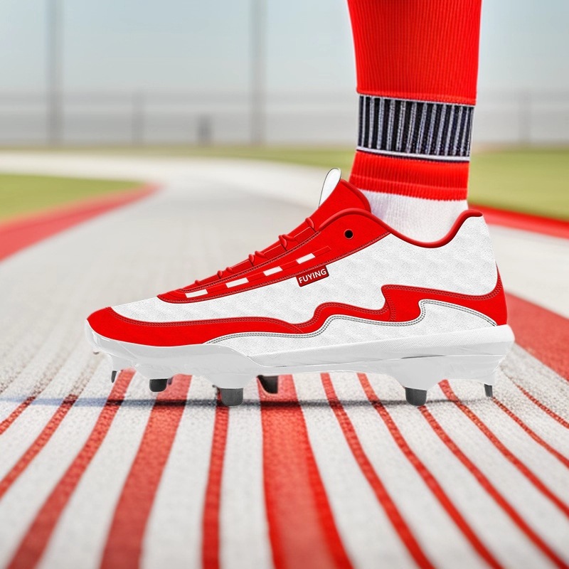 New Baseball Shoes with Strong Support, Breathable, Wear-Resistant, Lightweight Sports Shoes, Unisex, Multi-Size Factory Wholesale