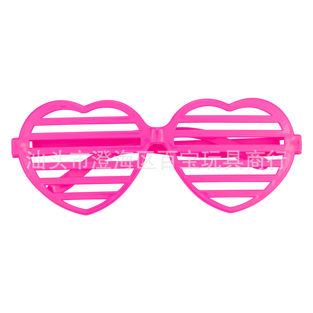 Children's Valentine's Day party love glasses peach heart glasses toy gift heart-shaped glasses cross-border supply
