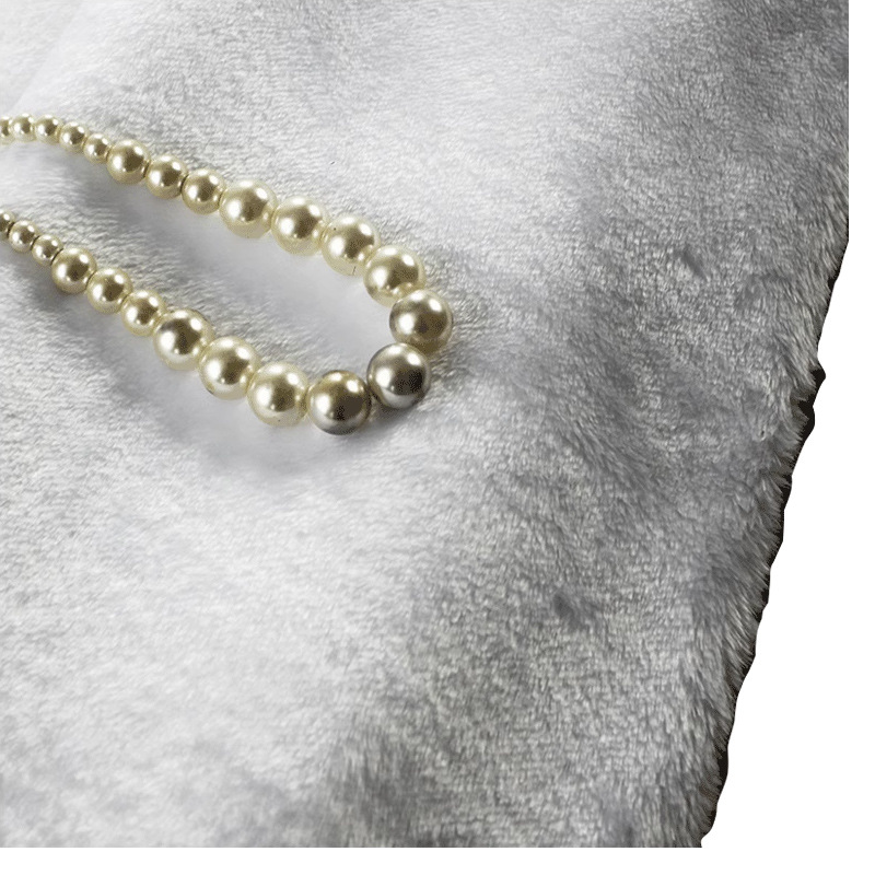 White black plush fabric jewelry cabinet tablecloth display pad jewelry pad mobile phone counter pad background cloth blanket