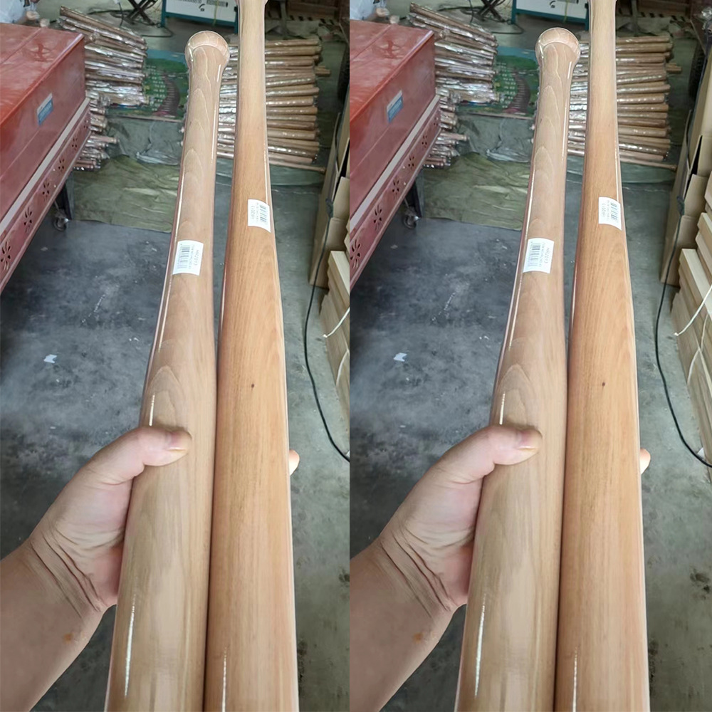 Beech Baseball Bat Factory Direct Sales 33-Inch 84cm Fitness Car Self-Defense Wooden Baseball Bat Solid Wood Baseball Bat