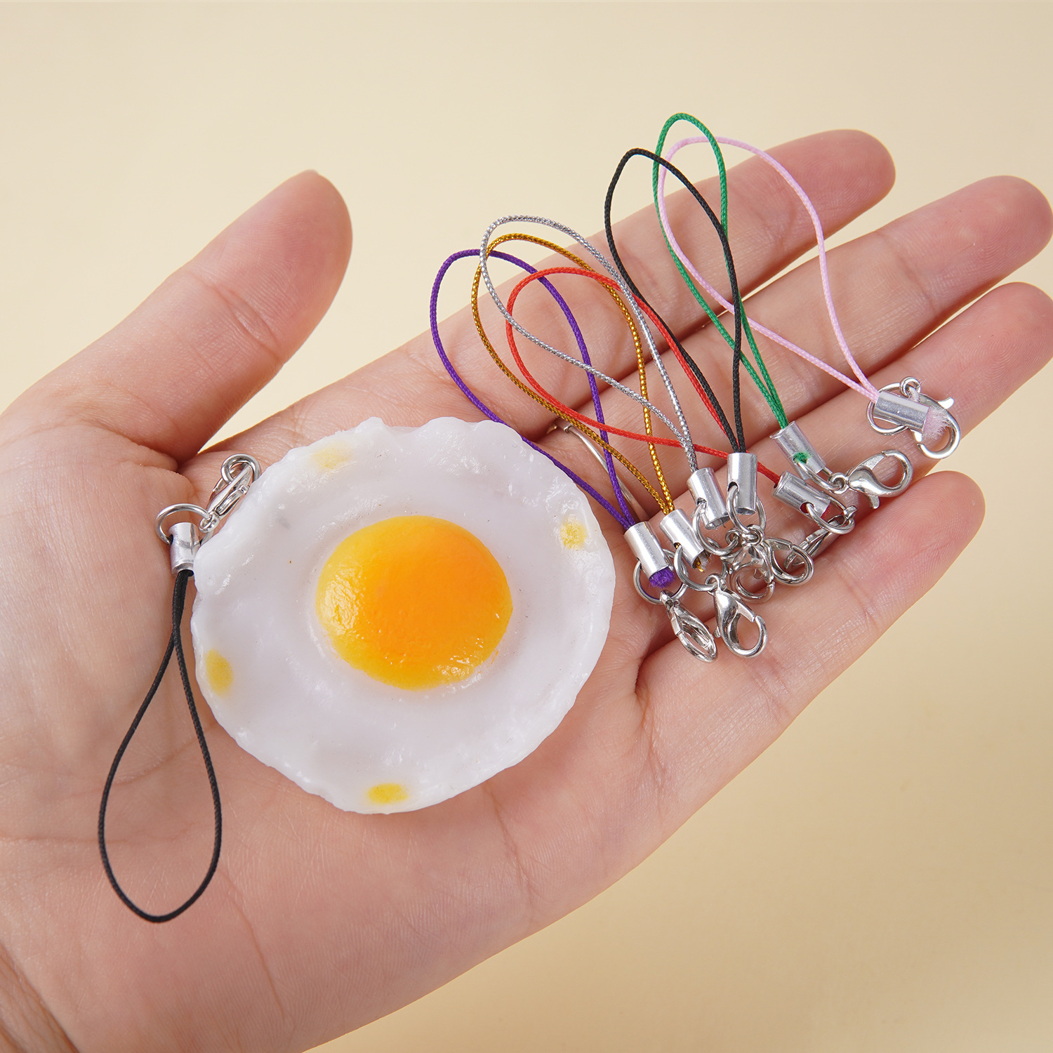 Multicolor Lobster Clasp Phone Strap DIY Handmade Jewelry Accessory Materials Cross-Border Supply Colorful Lanyard Hanging Strap