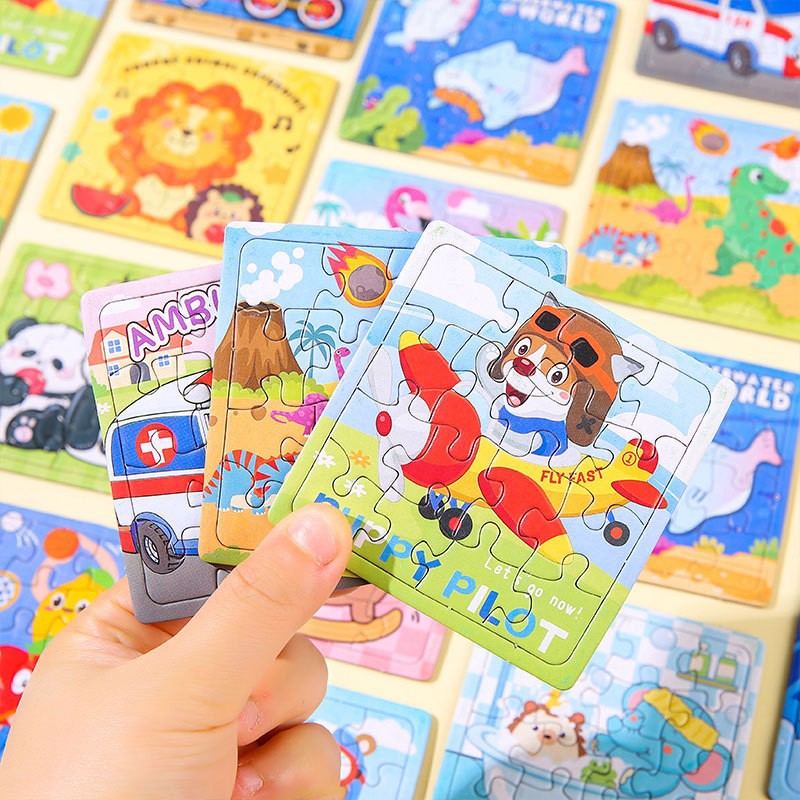 Children's Cartoon Paper Puzzle Primary School Boys and Girls Early Education Educational Toys Kindergarten Class Gift Wholesale