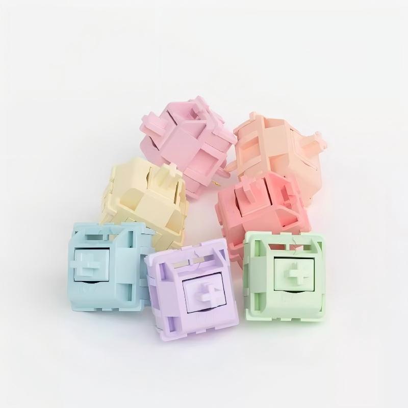 In-Stock Ktt Macaron Series Linear Profile Switches Mechanical Keyboard DIY Customization 5-Pin