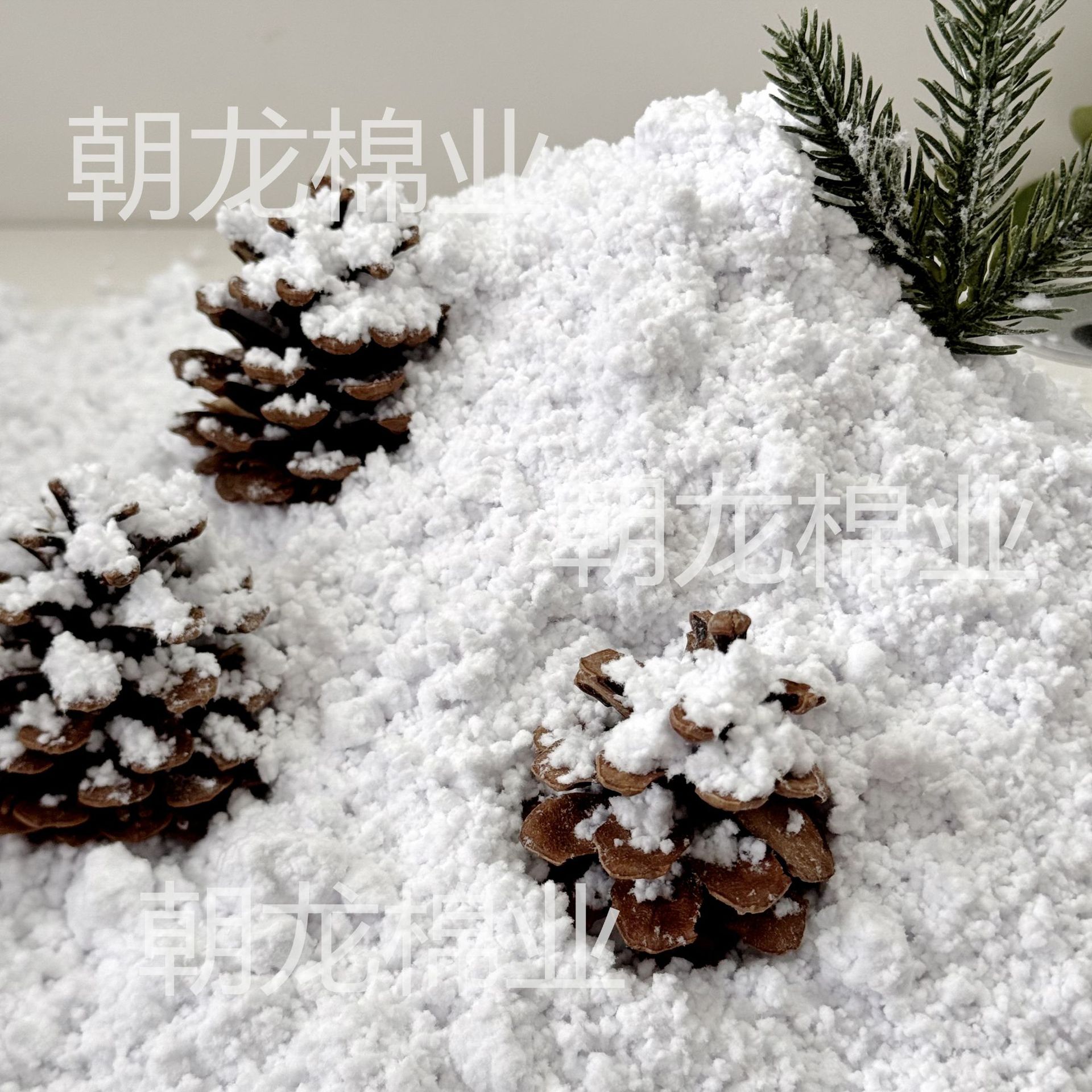 Simulated Snow Powder with Delicate Touch Simulates Real Snow Texture Cotton Snow Powder Short Video Shooting Snow Scene Props Wholesale