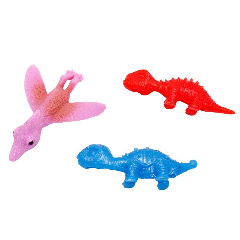 Creative Finger Ejection Dinosaur Decompression Toys Slingshot Targeting Dinosaur Lala Le Tricky Vent Toys Small Gifts