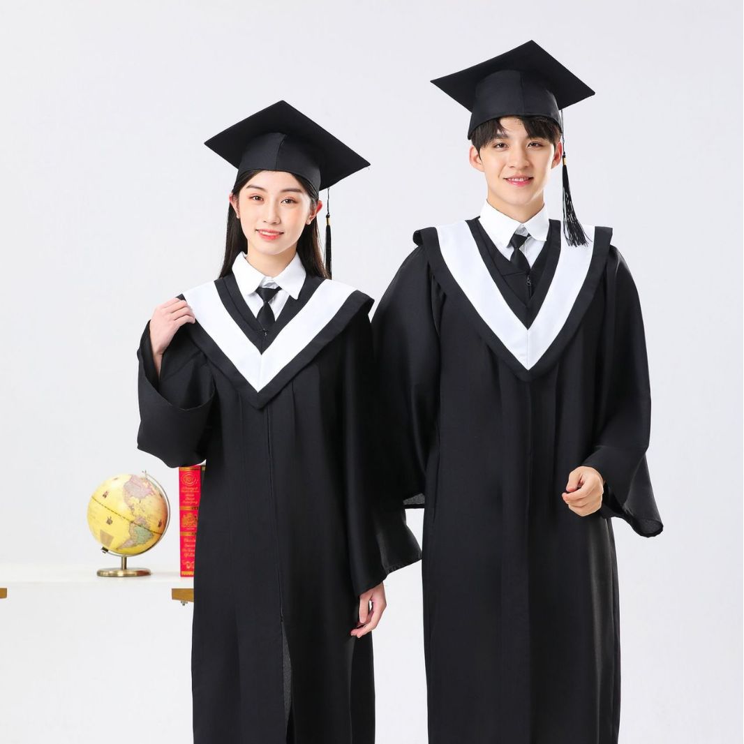 Taiwan Hong Kong Master's and Doctor's Clothing Spot College Students' Bachelor's Clothing Graduation Dress Arts and Engineering