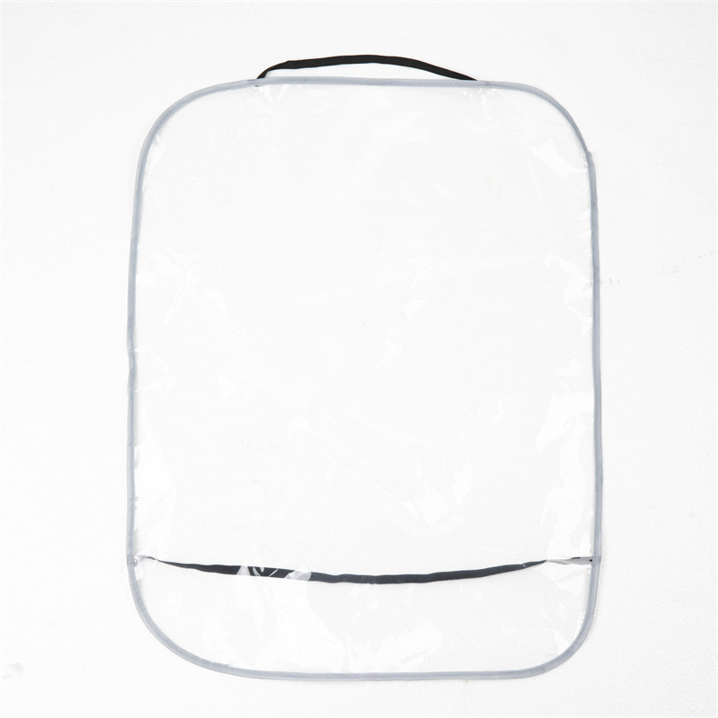Car Seat Back Protective Cover Transparent Anti-dirty Mat PE Film Seat Back Kidsren's Anti-kick Anti-slip Anti-stepping Mat
