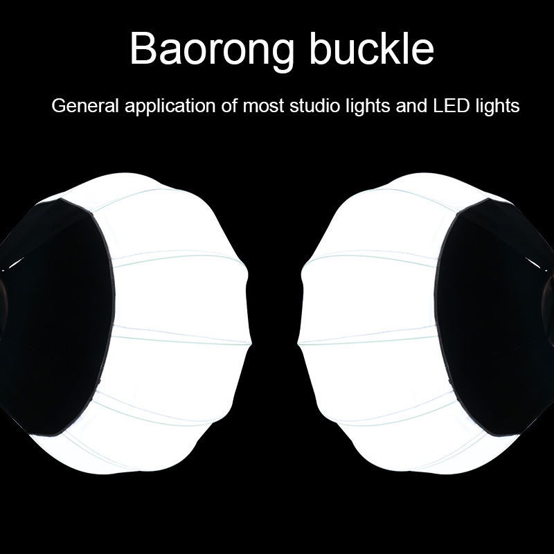 Photography Soft Light Ball Soft Light Box Spherical Soft Light Cover Live Broadcast Fill Light Spherical Lampshade Studio Lamp Set