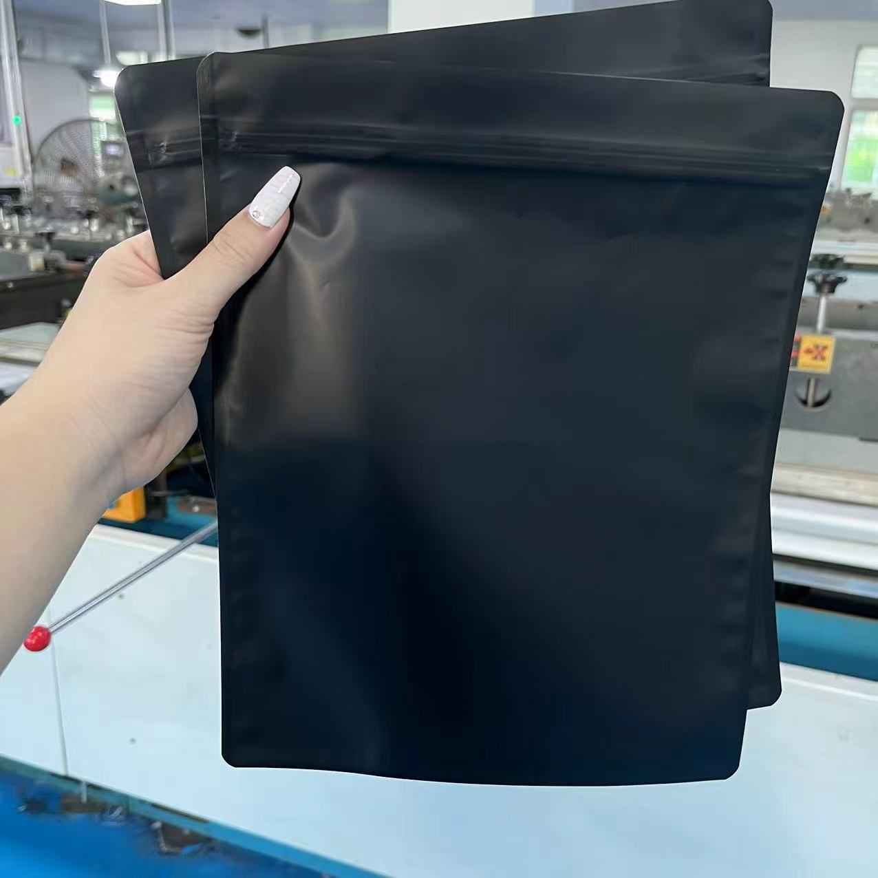 Wholesale Clothing Zipper Bag Plastic Frosted File Bag Transparent Ziplock Bag Jewelry Clothing Packaging Bag