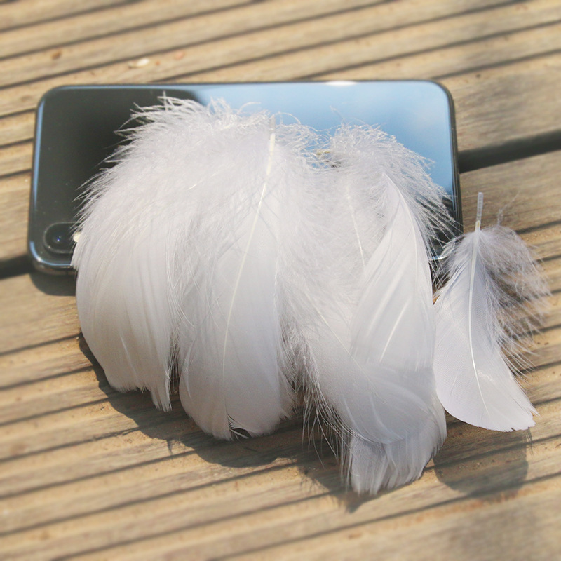 diy handmade color floating feather goose feather dream catcher wave ball gift box filling decoration materials