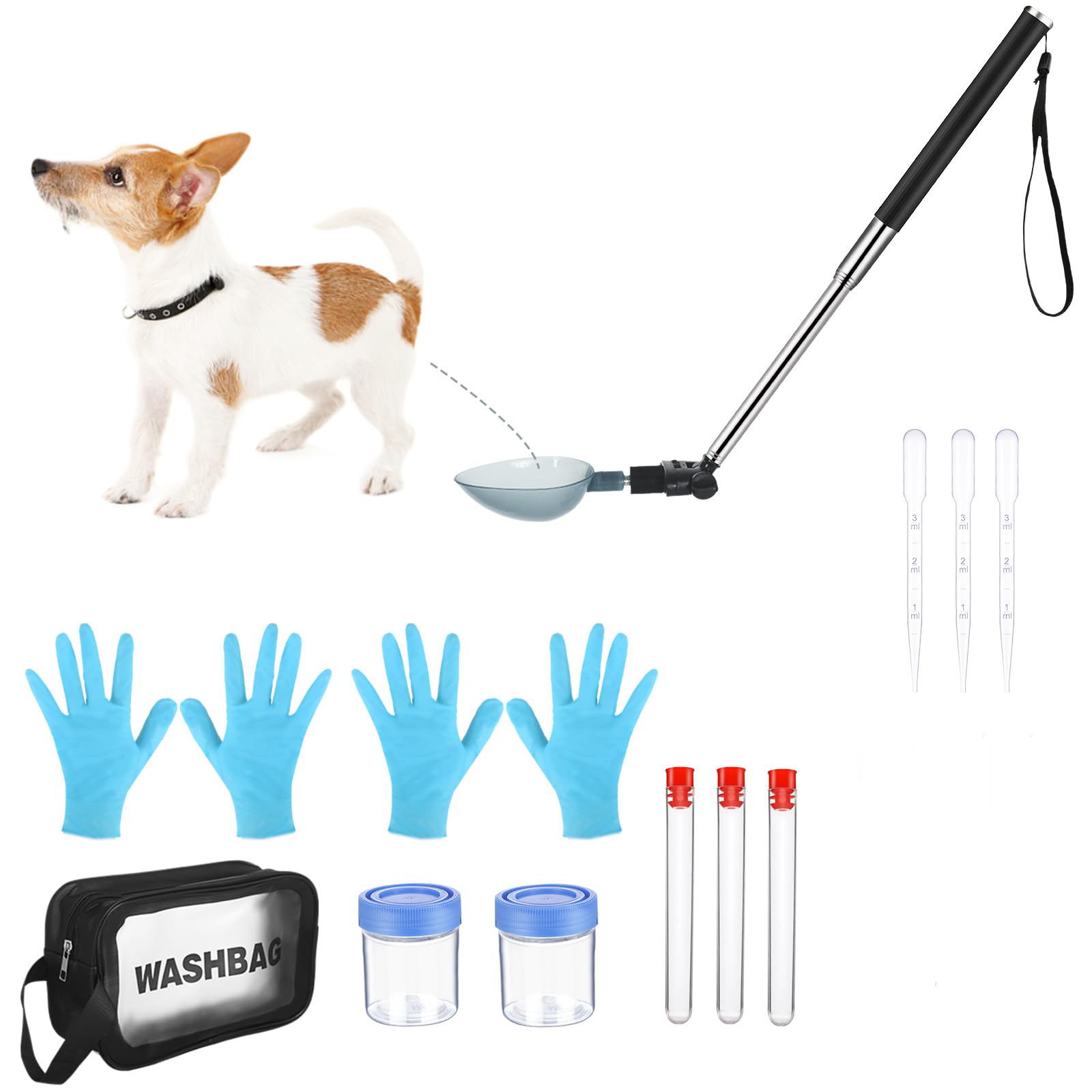 Dog Cat Urine Collector Dog Urine Collection Bag for Pet Pregnancy Urine Test Veterinary Supplies