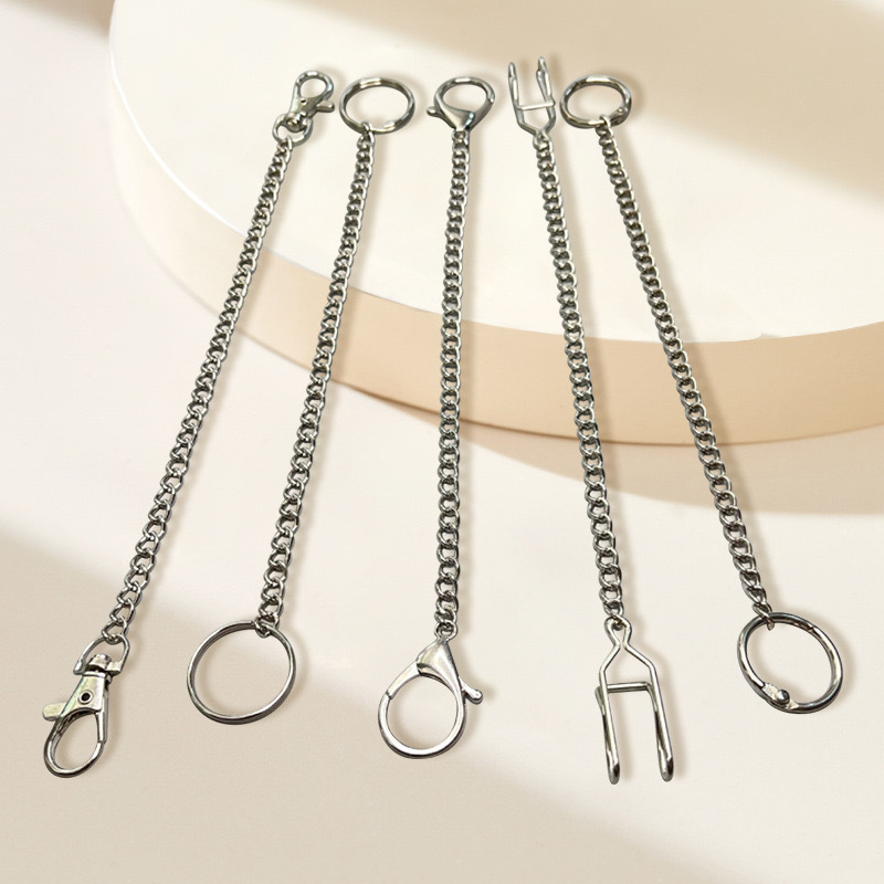 Various Handmade Chains in Stock, Iron and Aluminum Electroplating, Environmentally Friendly DIY Sectional Processing, Buckle Bags, Clothing Decorative Chain Accessories