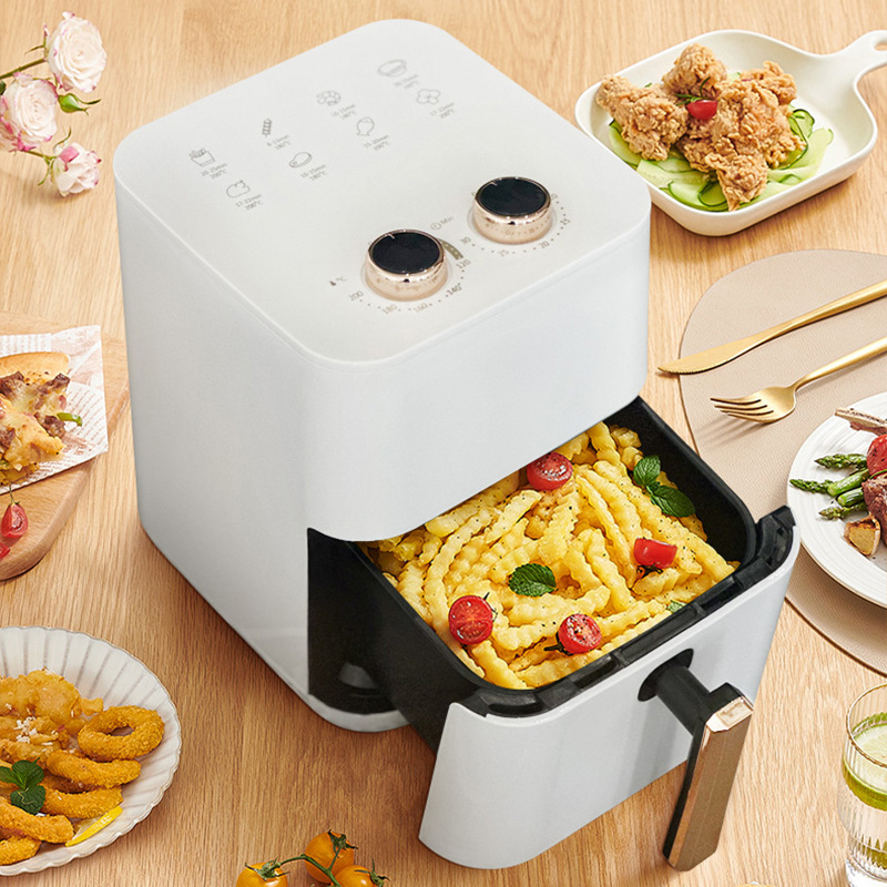 2025 New Air Fryer Household Smart Oven Specially Designed for Large-Capacity Mechanical Multi-Function Electric Fryer Gifts