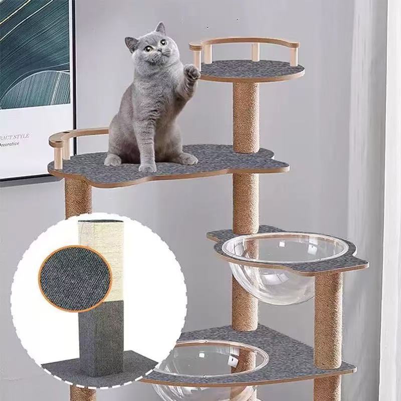 Cat Climbing Mat, Cut at Will, Wear-Resistant and Scratch-Resistant, Multifunctional Wall Sticker, Cat Climbing Wall Sticker, Cat Teasing Artifact, Vertical Cat Scratching Board