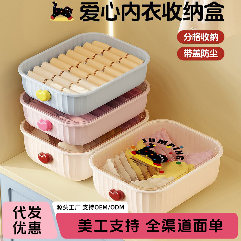 Ящик для хранения нижнего белья, с перегородками, артефакт для хранения в шкафу