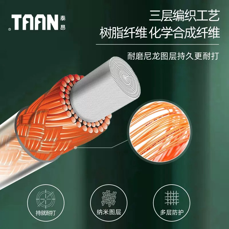 Kela 35 Pounds Taian Badminton String Tb75S Badminton Racket 0.7mm Wire Diameter Resistant to High Pound Comparable to Bg65